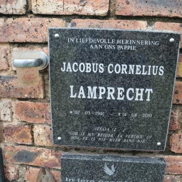 LAMPRECHT Jacobus Cornelius 1941-2010
