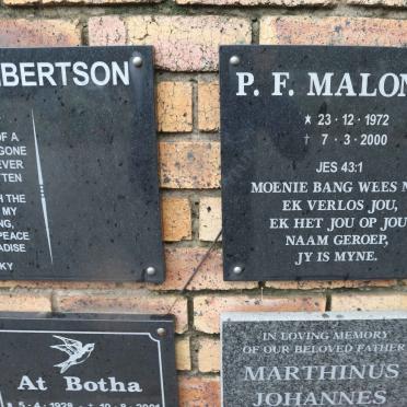 MALONEY P.F. 1972-2000