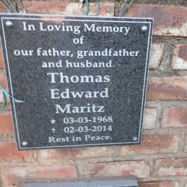 MARITZ Thomas Edward 1968-2014