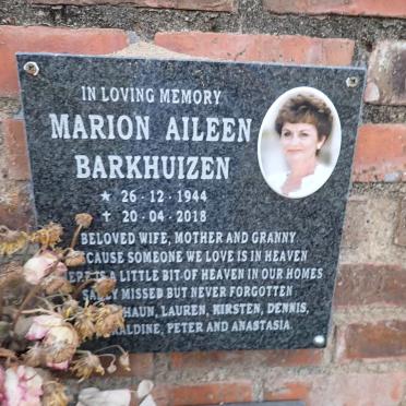 BARKHUIZEN Marion Aileen 1944-2018