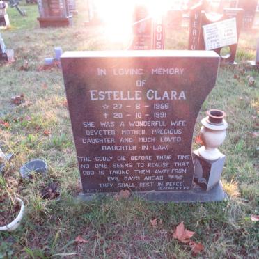 ? Estelle Clara 1956-1991
