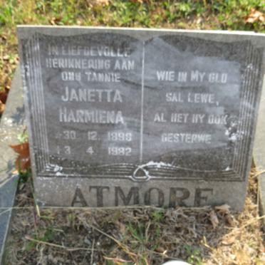 ATMORE Janetta Harmiena 1898-1982
