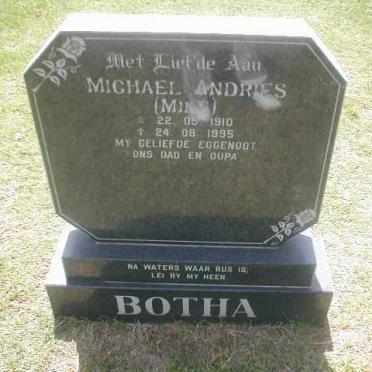 BOTHA Michael Andries 1910-1995