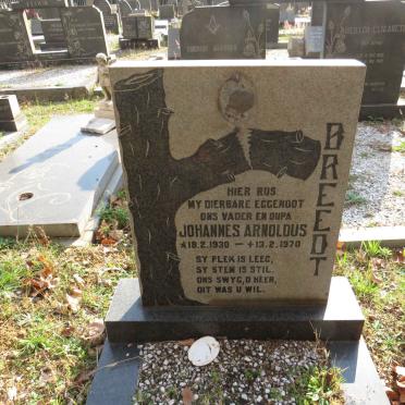 BREEDT Johannes Arnoldus 1930-1970