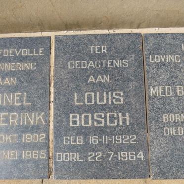 BOSCH Louis 1922-1964