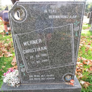 BOTHA Werner Christiaan 1981-2001