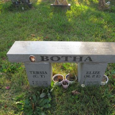 BOTHA C.T. 1960-2015 :: BOTHA M.P.E. 1957-