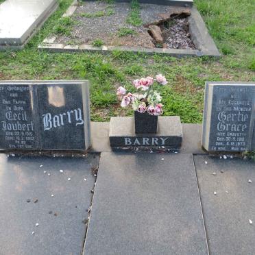 BARRY Cecil Joubert 1915-1983 &amp; Gertie Grace GRAVETT 1916-1973