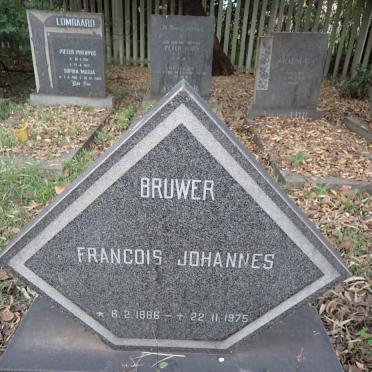 BRUWER Francois Johannes 1886-1975