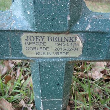 BEHNK? Joey 1945-2015