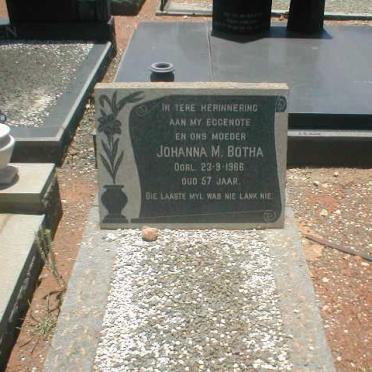 BOTHA Johanna M. -1966