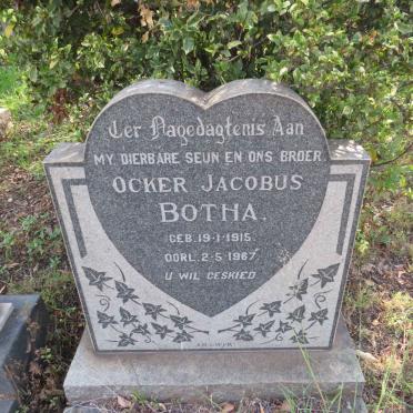 BOTHA Ocker Jacobus 1915-1967