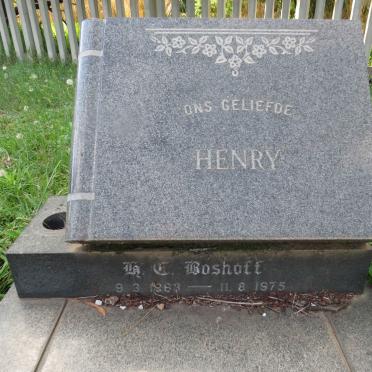 BOSHOFF H.C. 1963-1975