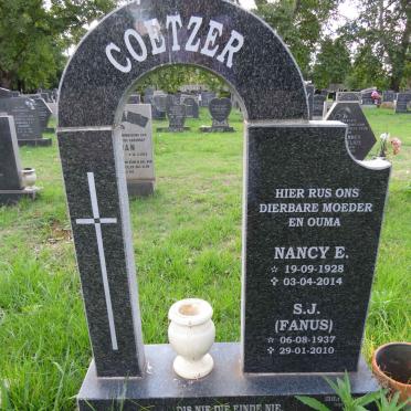 COETZER Nancy E. 1928-2014 :: COETZER S.J. 1937-2010