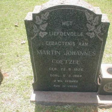COETZEE Martin Johannes 1926-1966