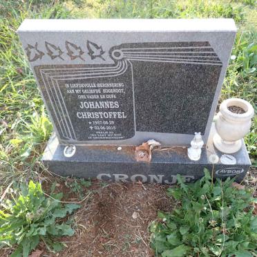 CRONJE Johannes Christoffel 1957-2015