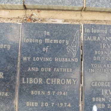 CHROMY Libor 1941-1974