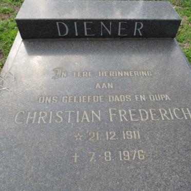 DIENER Christian Frederich 1911-1976