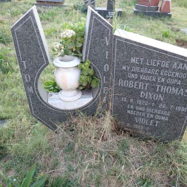 DIXON Robert Thomas 1922-1991 &amp; Violet 1929-
