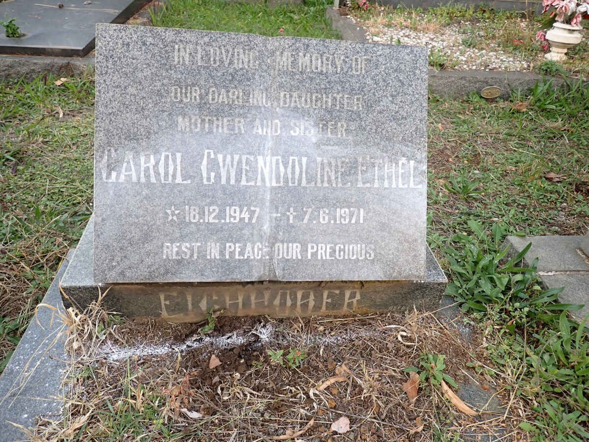 EICHHOBER Carol Gwendoline Ethel 1947-1971