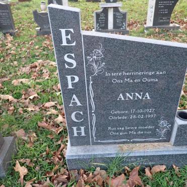 ESPACH Anna 1927-1997