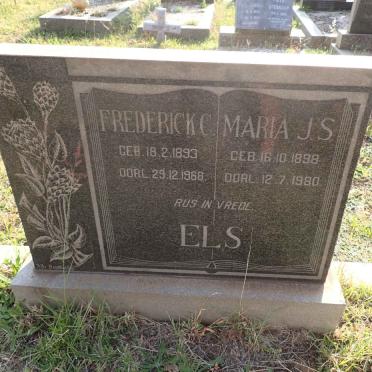 ELS Frederick C. 1893-1968 &amp; Maria J.S. 1898-1980