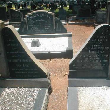 EYK Frederik Bernardus, van  - 1965 &amp; Johanna Maria KEULDER 1893-1988