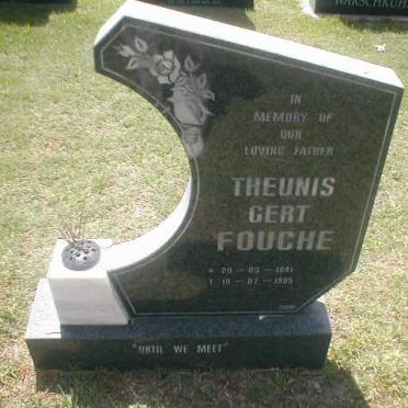 FOUCHE Theunis Gert 1941-1995