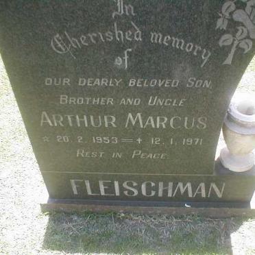 FLEISCHMAN Arthur Marcus 1953-1971
