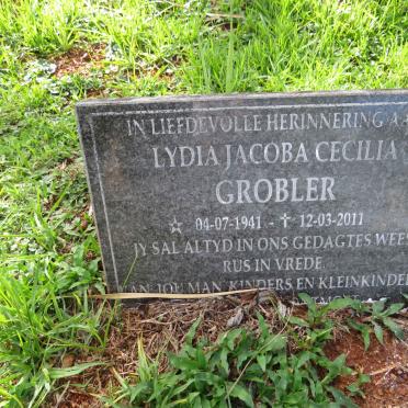 GROBLER Lydia Jacoba Cecilia 1941-2011