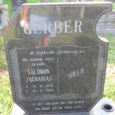 GERBER Salomon Zacharias 1934-2004