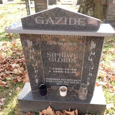 GAZIDE Siphiwe Gloria 1966-1998