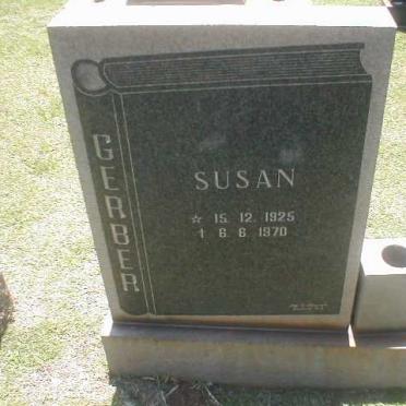 GERBER Susan 1925-1970