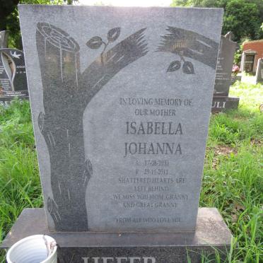 HEFER Isabella Johanna 1933-2011