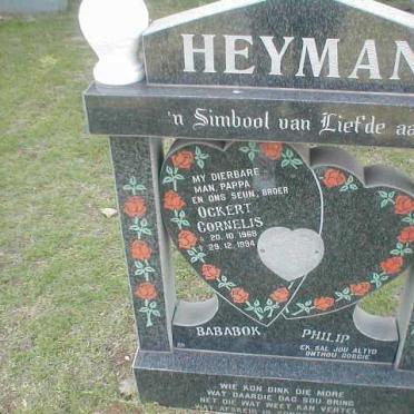 HEYMAN Ockert Cornelis 1968-1994