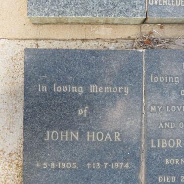 HOAR John 1905-1974