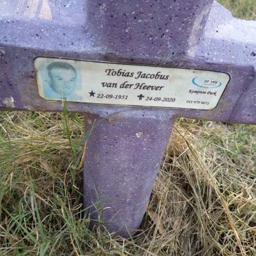 HEEVER Tobias Jacobus, van der 1951-2020
