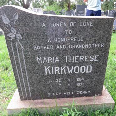 KIRKWOOD Maria Therese 1914-1978
