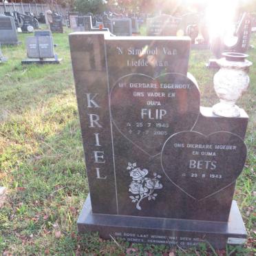 KRIEL Flip 1940-2005 &amp; Bets 1943-