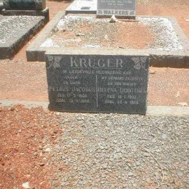 KRUGER Petrus Jacobus 1908-1980 &amp; Helena Dorothea 1907-1959