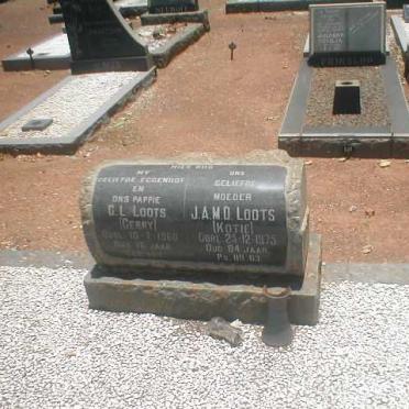 LOOTS G.L. -1960 &amp; J.A.M.O. -1975