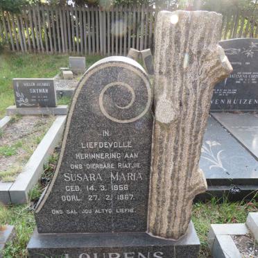 LOURENS Susara Maria 1956-1967