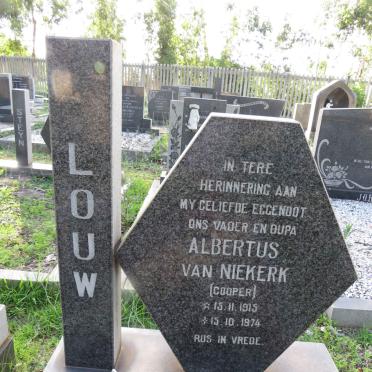 LOUW Albertus van Niekerk, 1915-1974