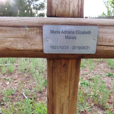 MARAIS Maria Adriana Elizabeth 1931-2019