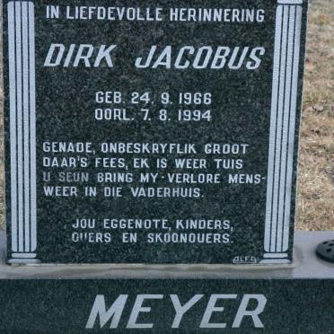 MEYER Dirk Jacobus 1966-1994