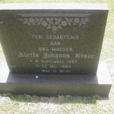 NOPPE Aletta Johanna 1887-1969