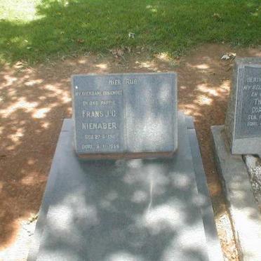 NIENABER Frans J.C. 1911-1958