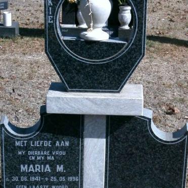 NIEKERK Maria M., van 1941-1996