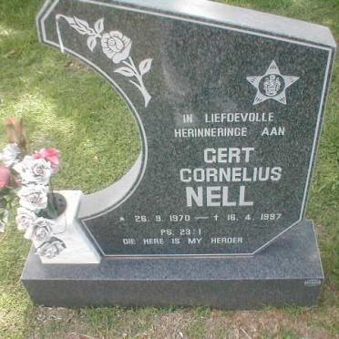 NELL Gert Cornelius 1970-1997
