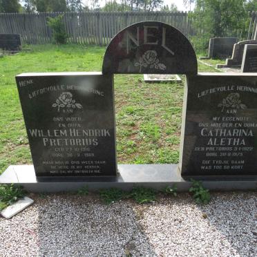 NEL Willem Hendrik Pretorius 1916-1989 &amp; Catharina Aletha PRETORIUS 1922-1975